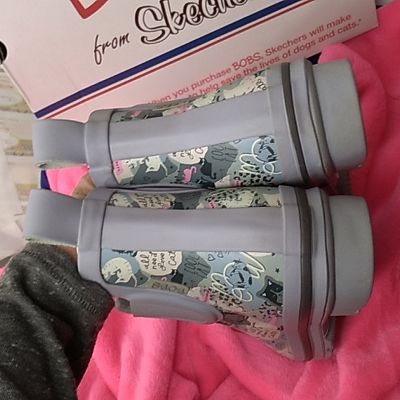 NIB Women's BOBS by Skechers waterproof 🐈cat boots size 6 - Picture 4 of 11